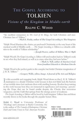The Gospel According To Tolkien: Visions Of The Kingdom In Middleearth,Used