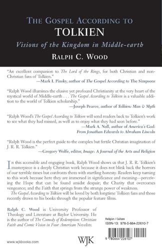 The Gospel According To Tolkien: Visions Of The Kingdom In Middleearth,Used