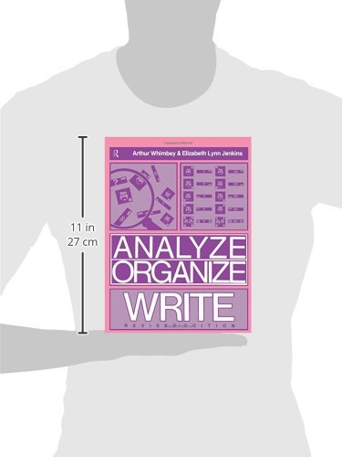 Analyze, Organize, Write,New