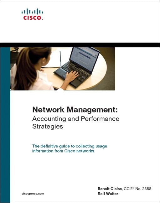 Network Management: Accounting and Performance Strategies,Used