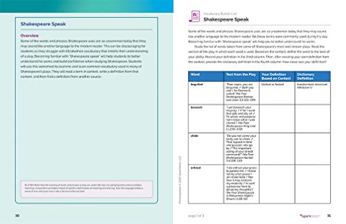 SparkTeach: Romeo and Juliet: Lesson Plans, DIscussion Questions, Projects, Worksheets, and More (Volume 16),Used