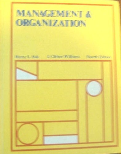 Management & organization,Used