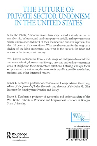 The Future of Private Sector Unionism in the United States (Issues in Work and Human Resources (Paperback)),Used