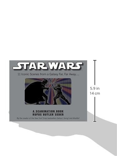Star Wars: A Scanimation Book: Iconic Scenes From A Galaxy Far, Far Away...,New
