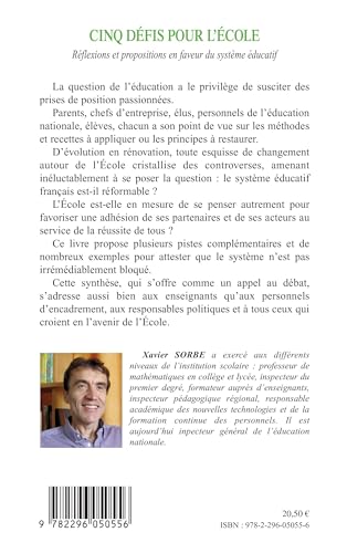 Cinq dfis pour l'cole: Rflexions et propositions en faveur du systme ducatif (French Edition),Used