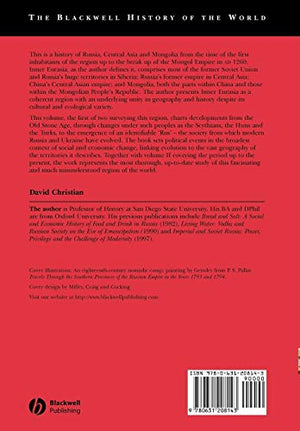 A History Of Russia, Central Asia And Mongolia, Vol. 1: Inner Eurasia From Prehistory To The Mongol Empire