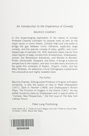 Comedy High and Low: An Introduction to the Experience of Comedy,Used
