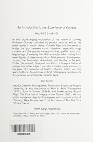 Comedy High and Low: An Introduction to the Experience of Comedy,New