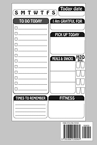 Chaos Coordinator To Do List Notebook: Daily Work Task Checklist,Meal Plan, Water Trackers, Fitness  Dog golden retriever Cover ,Used