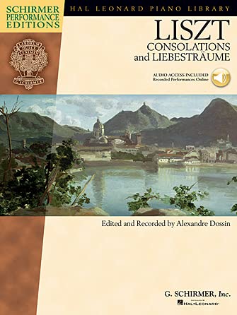 Consolations And Liebestrame: For Piano (Book & CD) (Hal Leonard Piano Library),Used