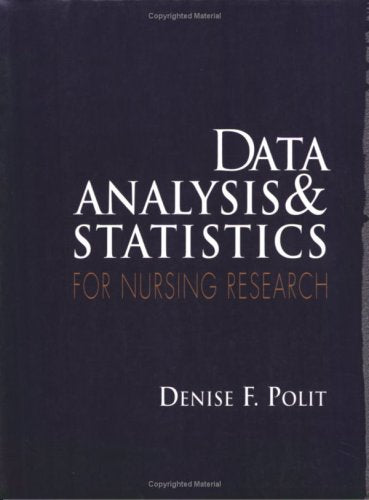 Data Analysis & Statistics for Nursing Research,New