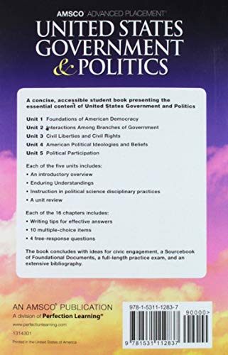 Amsco Advanced Placement: United States Government And Politics, 2019