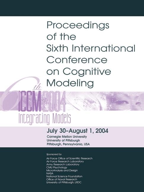 Sixth International Conference On Cognitive Modeling: Iccm  2004,Used