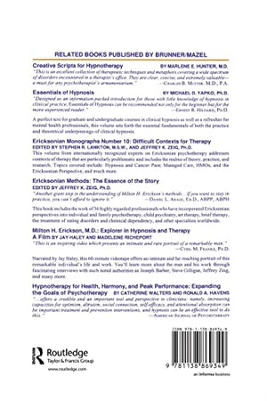 Handbook Of Hypnotic Phenomena In Psychotherapy,Used