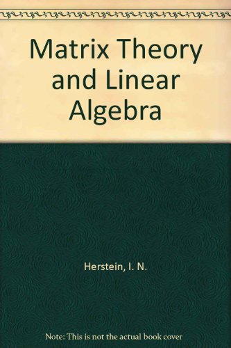 Matrix Theory And Linear Algebra,Used