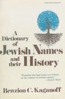 Dictionary of Jewish Names and Their History,Used