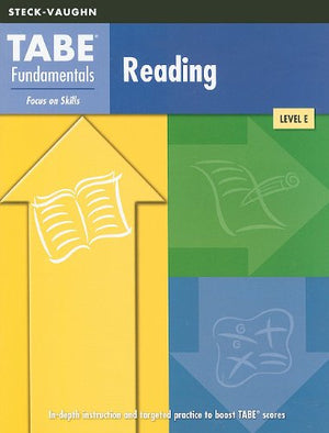 Reading Level E Grades 9up: Test Workbooks (Steckvaughn Tabe Fundamentals),Used