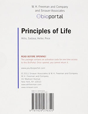 Bioportal for Principlesof Life (12Month Access Card),Used