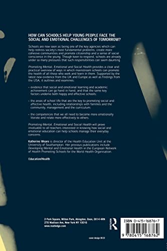 Promoting Mental, Emotional And Social Health: A Whole School Approach-new