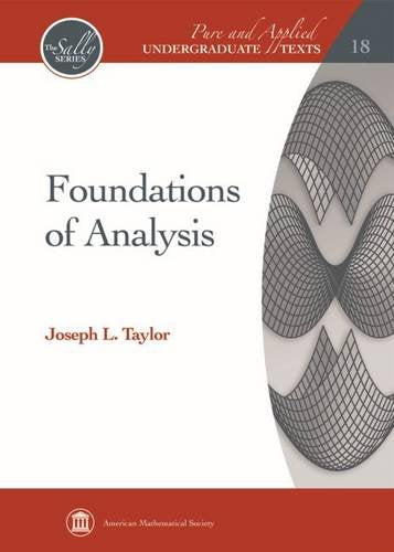 Foundations Of Analysis (Pure And Applied Undergraduate Texts: Sally, 18)