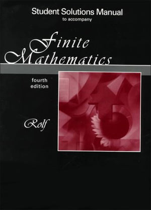 SRM  FINITE MATHEMATICS, 4E,Used