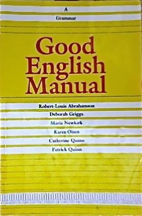 Good English Manual (University of Maryland),Used