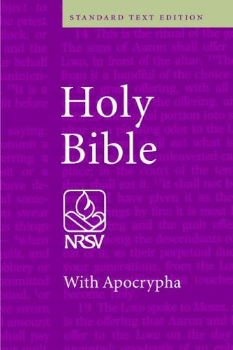 NRSV Standard Text with Apocrypha Burgundy Hardcover NR10A,Used