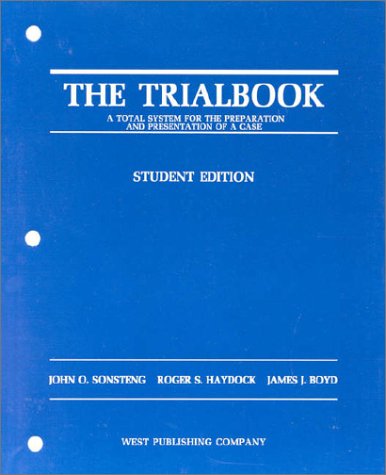 The Trialbook, Student Edition (Coursebook),New