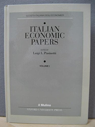 Italian Economic Papers,Used