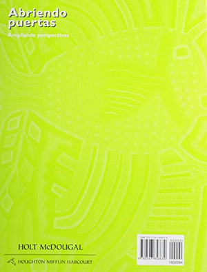 Abriendo Puertas: Ampliando Pespectivas: Student Worktext (Abriendo Puertas: Ampliando Perspectivas) (Spanish Edition),New