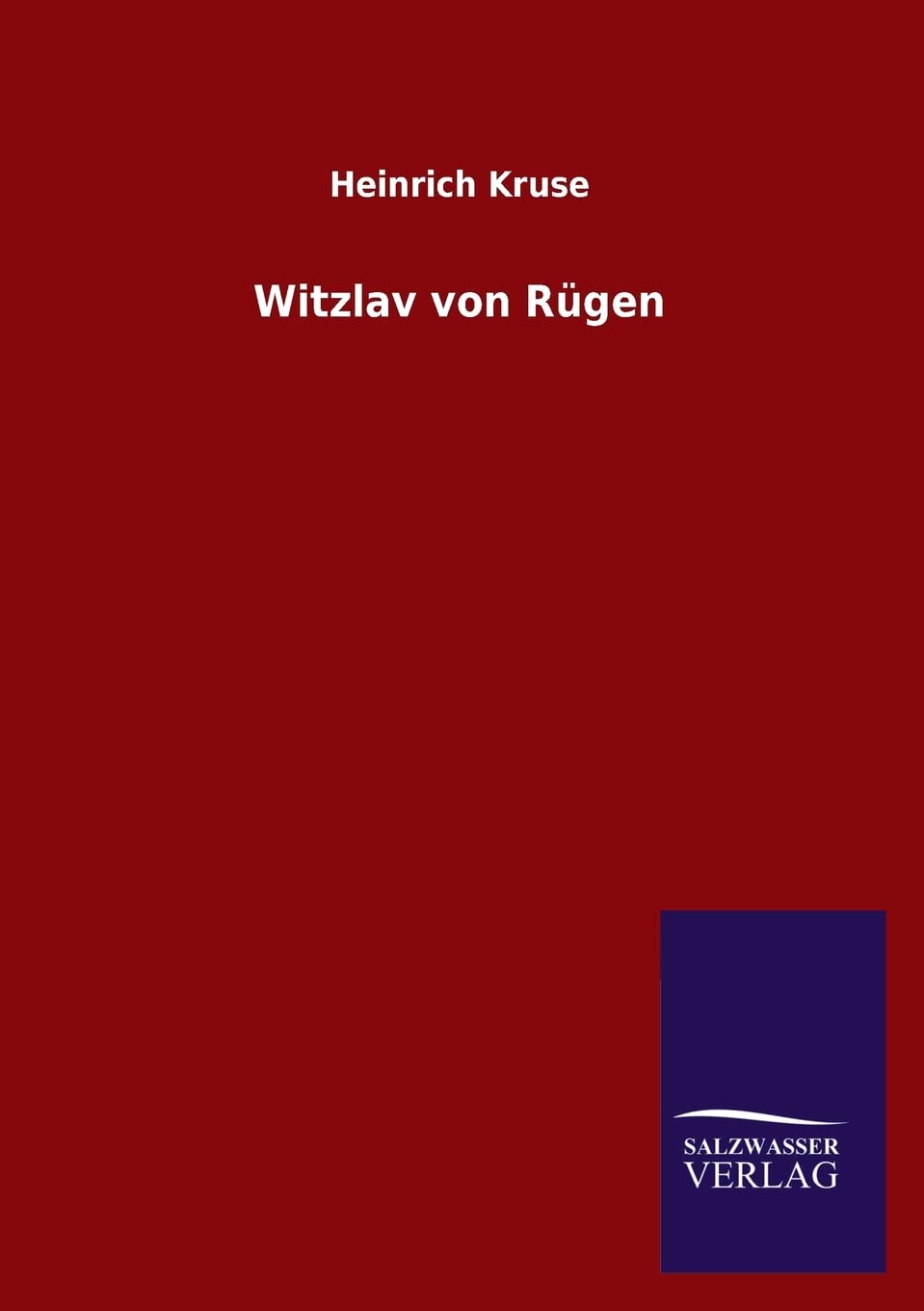 Witzlav von Rgen (German Edition),Used