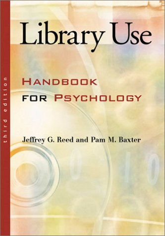 Library Use: A Handbook for Psychology,Used