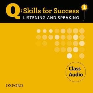 Q: Skills for Success 1 Listening & Speaking Class Audio,Used