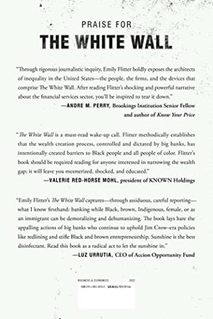 The White Wall: How Big Finance Bankrupts Black America,Used