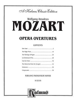 Opera Overtures: Arrangements (Kalmus Edition),Used