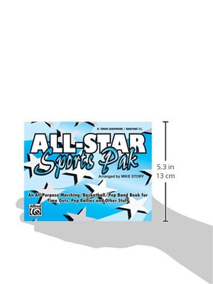 AllStar Sports Pak (An AllPurpose Marching/Basketball/Pep Band Book for Time Outs, Pep Rallies and Other Stuff): Bflat Tenor ,Used