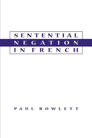 Sentential Negation in French,New