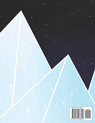 Crystals Mountains Notebook: Guide your insightful writing with the beauty of gemstones,Used