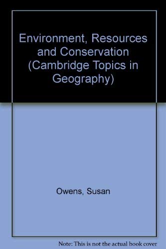 Environment, Resources and Conservation (Cambridge Topics in Geography),Used