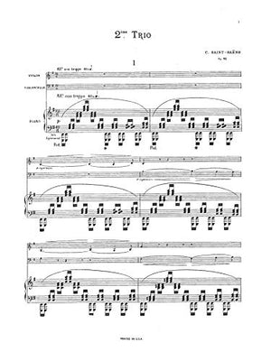 Trio No. 2, Op. 92 (Kalmus Edition),Used