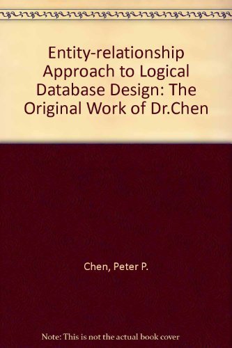 The entityrelationship approach to logical database design,New