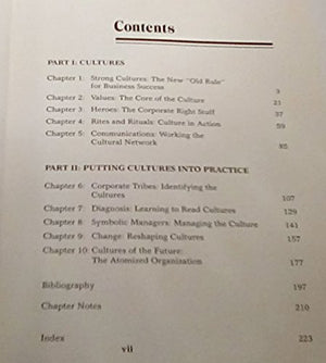 Corporate Cultures: The Rites And Rituals Of Corporate Life,New