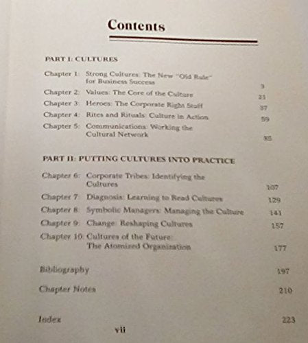 Corporate Cultures: The Rites And Rituals Of Corporate Life,New
