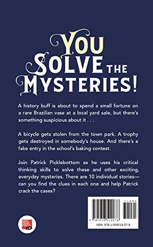 Patrick Picklebottom Everyday Mysteries: Book One: The Case of the Brazilian Vase (Patrick Picklebottom Everyday Mysteries, 1),Used
