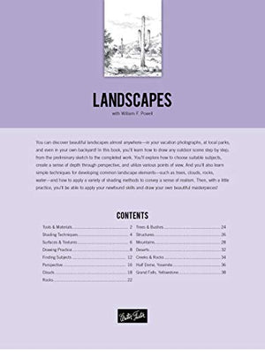 Drawing: Landscapes With William F. Powell: Learn To Draw Outdoor Scenes Step By Step (How To Draw & Paint)