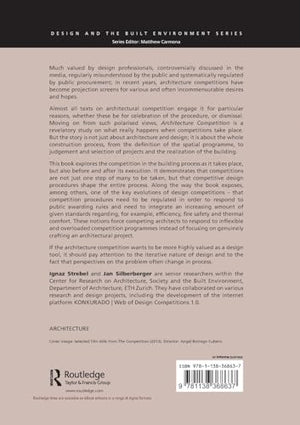 Architecture Competition: Project Design and the Building Process (Design and the Built Environment),Used