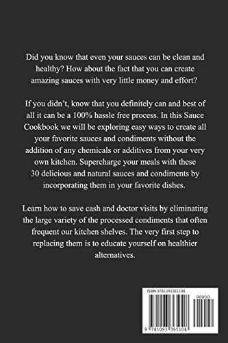 Sauce Cookbook: Easy & Hassle Free Sauce Recipes & Condiments for all Occasions,Used