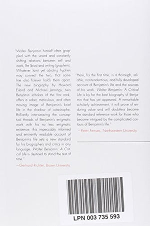 Walter Benjamin: A Critical Life,Used