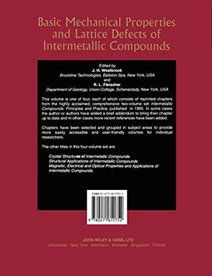 Intermetallic Compounds, Volume 2, Basic Mechanical Properties and Lattice Defects of,Used