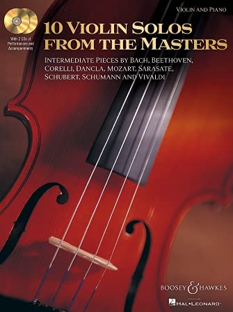 10 Violin Solos From The Masters: Violin And Piano With Two Cds Of Performances And Accompaniments Book/2Cd Pack